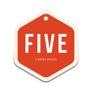 5 Entry-Passes (valid for 3 months)